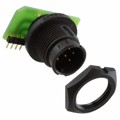 EN3P6MRAPCBW - CONN RCPT MALE 6POS GOLD SOLDER
