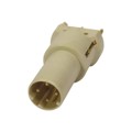 21033811418 - CONN MALE INSERT 4POS GOLD SLDR
