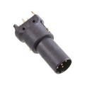 21033411518 - CONN MALE INSERT 5POS GOLD SLDR