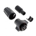 W6382-4SG-P-528 - CONN PLUG FMALE 4POS SOLDER CUP