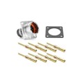 RT00128PKNH03-K - CONN RCPT MALE 8POS GOLD CRIMP