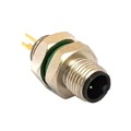 PXMBNI08FPM03AFL001 - CONN RCPT MALE 3P WIRE LEADS
