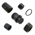 3382-6SG-330 - CONN PLUG FMALE 6P GOLD SLDR CUP