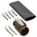 UTL6103G1P20AWG - CONN CIRC PLUG 4POS GOLD CRIMP