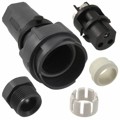 PXP7011/03S/ST/1315 - CONN RCPT FMALE 3P NICKEL SCREW