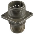 97-3100A-14S-6P - CONN RCPT MALE 6P SILV SLDR CUP