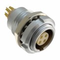 821B004-203R001 - CONN RCPT FMALE 4P GOLD SLDR CUP