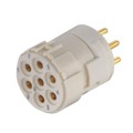 09151072703 - CONN FMALE INSERT 7P GOLD SOLDER