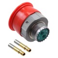 ALM06FD13-71S(072) - CONN PLUG FMALE 2POS GOLD CRIMP