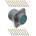 ALM00FD15-19S(072) - CONN RCPT FMALE 19POS GOLD CRIMP