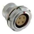 822B004-203R001 - CONN RCPT FMALE 4P GOLD SLDR CUP