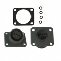 EXP-0941/02/S - CONN RCPT FMALE 2P NICKEL SCREW
