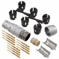 JBXFD2G12MCSDSR - CONN PLUG MALE 12POS GOLD CRIMP