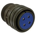 97-3106A-24-22S - CONN PLUG FMALE 4P SOLDER CUP