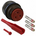 MS3456W22-2P - CONN PLUG MALE 3POS GOLD CRIMP