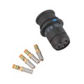 MKJCL1A6Z9-4SA - CONN PLUG FMALE 4POS CRIMP