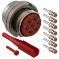 MS3459L24-10P - CONN PLUG MALE 7POS GOLD CRIMP