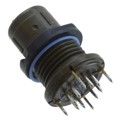 UCOM-10G+ RP G - CONN RCPT FMALE 8POS GOLD SOLDER