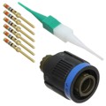 D38999/26JA35PN - CONN PLUG MALE 6POS GOLD CRIMP