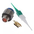 KJA6T9F35PN - CONN PLUG MALE 6POS GOLD CRIMP