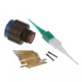 KJA6T11W35SN - CONN PLUG FMALE 13POS GOLD CRIMP