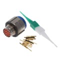 KJA6T11F35PN - CONN PLUG MALE 13POS GOLD CRIMP