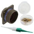 D38999/20JH35PN - CONN RCPT MALE 100POS GOLD CRIMP
