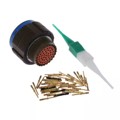 KJA6T15W35PN - CONN PLUG MALE 37POS GOLD CRIMP