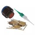 KJA6T15W35SN - CONN PLUG FMALE 37POS GOLD CRIMP