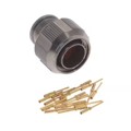 2M801-036-16MT9-19PA - CONN PLUG MALE 19POS GOLD CRIMP