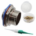 D38999/24MF35PN - CONN RCPT MALE 66POS GOLD CRIMP