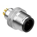 50-00989 - CONN PLUG MALE 6P GOLD SLDR CUP