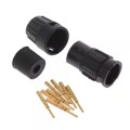 8280-8PG-318 - CONN RCPT MALE 8POS GOLD CRIMP