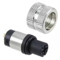 858-004-20TRLS4 - M12 4P A-CODE FEMALE BRASS/TIN S