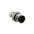 858-005-10TRSS4 - M12 5P A-CODE MALE BRASS/TIN SHE