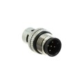 858-005-10SRSS4 - M12 5P A-CODE MALE SS SHELL, SS