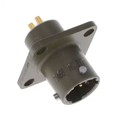 MS3112E8-3P - CONN RCPT MALE 3P GOLD SLDR CUP