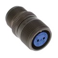 97-3101A14S-9S - CONN RCPT FMALE 2P SILV SLDR CUP