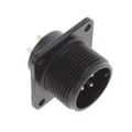 97-3102A14S-1P-946 - CONN RCPT MALE 3P SILV SLDR CUP