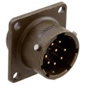 MS3112E12-8P - CONN RCPT MALE 8P GOLD SLDR CUP