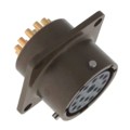 MS3112E14-15S - CONN RCPT FMALE 15P GOLD SLD CUP