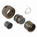 MS3116E12-10S - CONN PLUG FMALE 10P GOLD SLD CUP