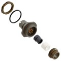 MS3114E10-6P - CONN RCPT MALE 6P GOLD SLDR CUP