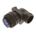 97-3108A18-10S - CONN PLUG FMALE 4P SILV SLDR CUP