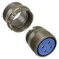 97-3101A-24-22S - CONN RCPT FMALE 4P SILV SLDR CUP