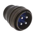 97-3106A32-17P - CONN PLUG MALE 4P SILV SLDR CUP