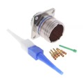 D38999/20FD5PN - CONN RCPT MALE 5POS GOLD CRIMP
