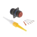MS3450W16-10P - CONN RCPT MALE 3POS GOLD CRIMP