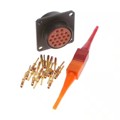 MS27499E14B18P - CONN RCPT MALE 18POS GOLD CRIMP