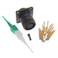 D38999/20WB35SA - CONN RCPT FMALE 13POS GOLD CRIMP